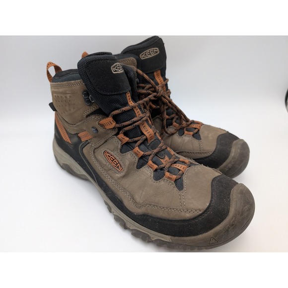 Keen Other - KEEN Targhee III Mid Waterproof Hiking Boots Mens 14 Brown Black 1030688 VG+
